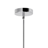 Claire 2 Light Drum Shade Mini Pendant With Chrome Finish