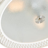 Mikayla 5 Light 22in Satin Nickel Drum Shade Chandelier