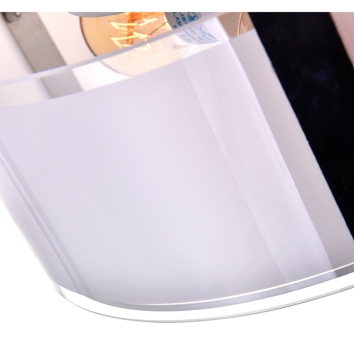 Lucie 3 Light 14in Chrome Round Drum Shade Flush Mount