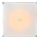 Lucie 5 Light 21in Chrome Square Drum Shade Flush Mount
