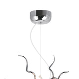 Twist 15 Light Chrome Chandelier