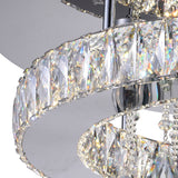 Veil Integrated LED Chrome Flush Mount