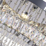 Veil Integrated LED Chrome Flush Mount