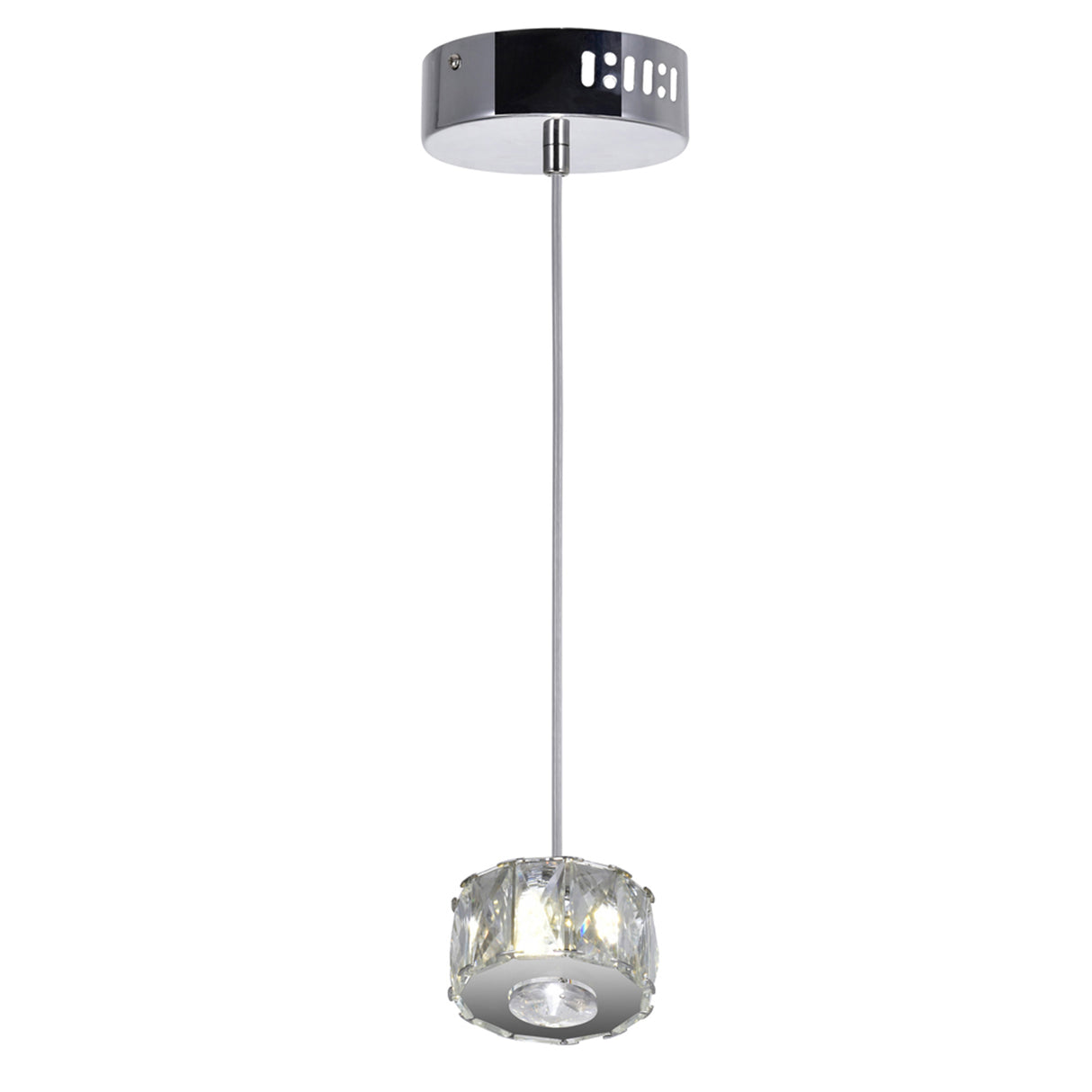 Milan LED Mini Pendant With Chrome Finish