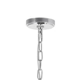 Enchanted 6 Light Down Chandelier With Chrome Finish