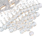 Square 4 Light Chandelier With Chrome Finish