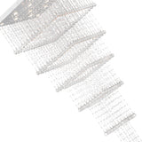 Square 16 Light Chandelier With Chrome Finish