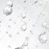 Square 16 Light Chandelier With Chrome Finish