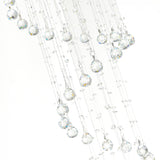 Spiral 5 Light Chandelier With Chrome Finish
