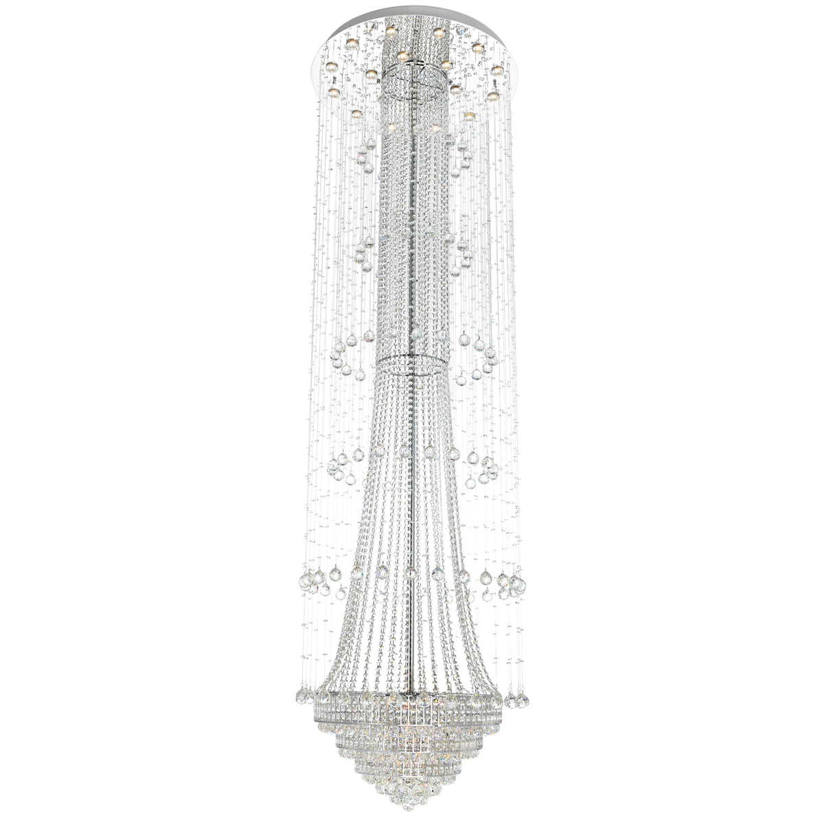 Hallway 32 Light Chandelier With Chrome Finish