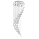 Ribbon 8 Light Chandelier With Chrome Finish