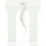 Ribbon 10 Light 26in Chrome Chandelier