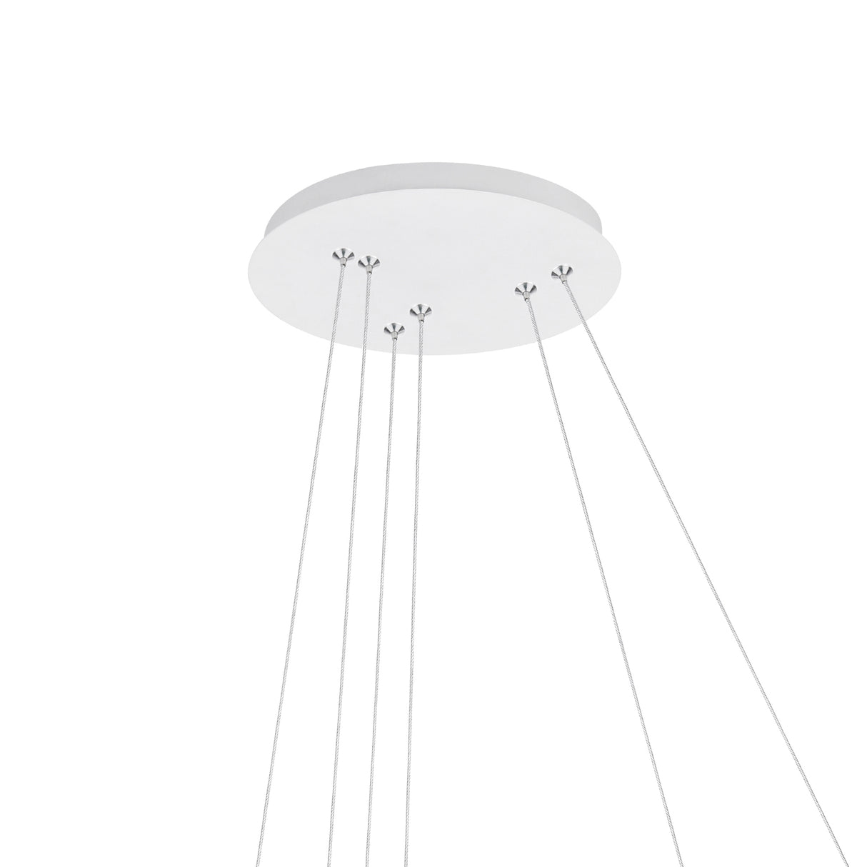 Chalice Integrated LED 24in White Chandelier