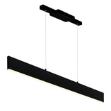 Krista Integrated LED 36in Satin Black Chandelier