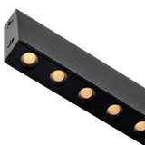 Bellagio Integrated LED 45in Black Chandelier