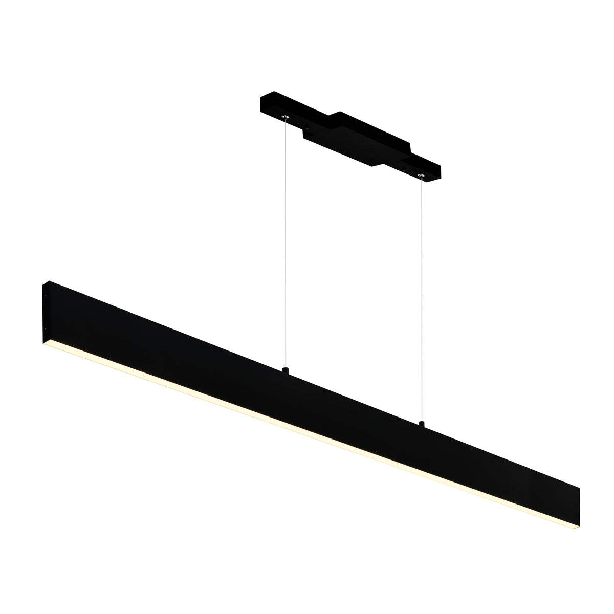 Krista Integrated LED 47in Satin Black Chandelier