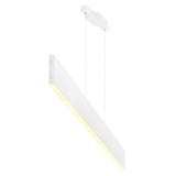 Krista Integrated LED 47in Satin White Chandelier