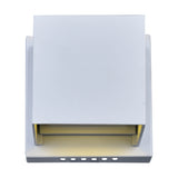 Lilliana Integrated LED Sqaure White Wall Sconce