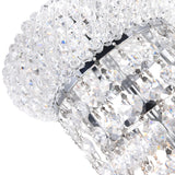 Empire 34 Light 36in Chrome Down Chandelier with Crystals