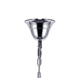 Empire 34 Light 36in Chrome Down Chandelier with Crystals