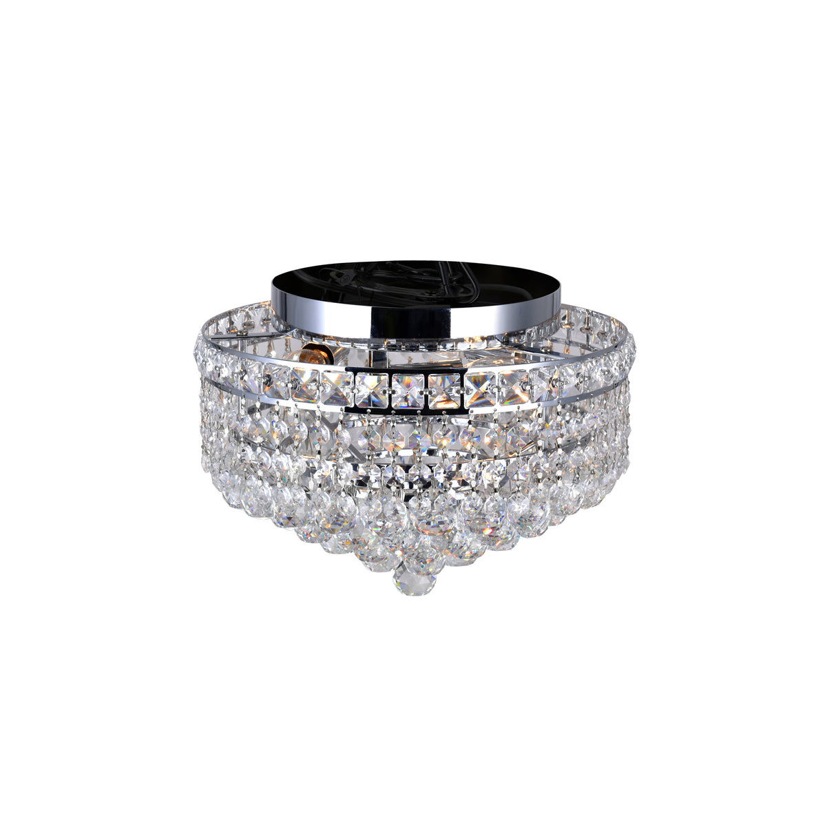 Luminous 3 Light 12in Chrome Flush Mount