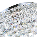 Luminous 5 Light 16in Chrome Flush Mount