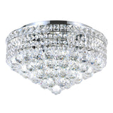 Luminous 5 Light 16in Chrome Flush Mount
