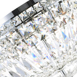 Stefania 5 Light Chrome Flush Mount