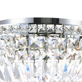 Stefania 5 Light Chrome Flush Mount
