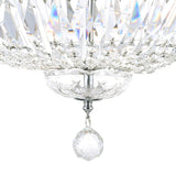 Stefania 5 Light Chrome Flush Mount
