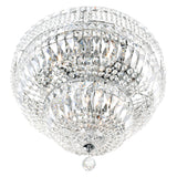Stefania 16 Light Chrome Flush Mount