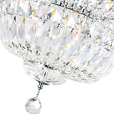 Stefania 16 Light Chrome Flush Mount