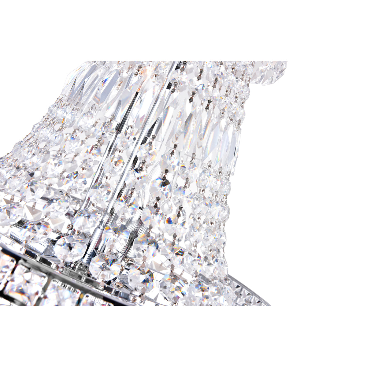Stefania 8 Light Chrome Chandelier