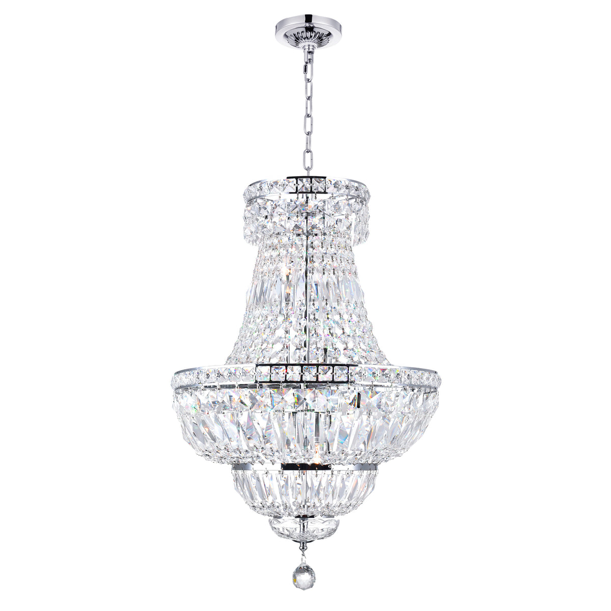 Stefania 8 Light Chrome Chandelier