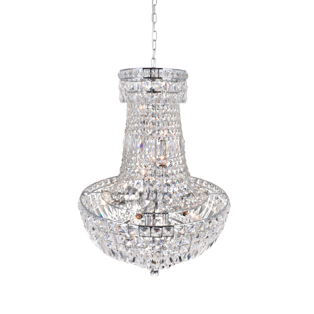 Stefania 13 Light Chrome Chandelier