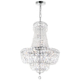 Stefania 17 Light Chrome Chandelier