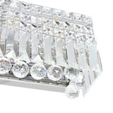 Colosseum 6 Light 26in Chrome Vanity Light with Crystals