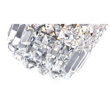 Colosseum 4 Light 6in Chrome Bathroom Sconce with Crystals