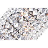 Colosseum 4 Light 6in Chrome Bathroom Sconce with Crystals