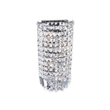 Colosseum 4 Light 6in Chrome Bathroom Sconce with Crystals
