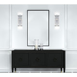 Colosseum 4 Light 6in Chrome Bathroom Sconce with Crystals