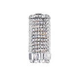 Colosseum 4 Light 6in Chrome Bathroom Sconce with Crystals