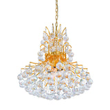 Princess 8 Light 20in Gold Down Chandelier