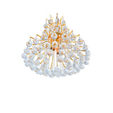 Princess 8 Light 20in Gold Down Chandelier