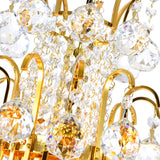 Princess 10 Light 24in Gold Down Chandelier