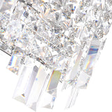 Colosseum 4 Light 5in Chrome Wall Sconce with Crystals
