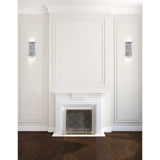 Colosseum 4 Light 5in Chrome Wall Sconce with Crystals