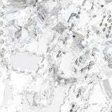 Maria Theresa 13 Light 30in Chrome Up Chandelier with Crystals