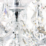 Maria Theresa 49 Light 60in Chrome Up Chandelier with Crystals