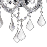 Maria Theresa 3 Light 12in Chrome Wall Sconce with Crystals